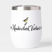 Meadowlark Violin Coffee/Tea Prining Tumbler (背面)