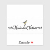 Meadowlark Violin Sticker シール (シート)