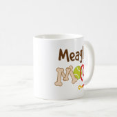 Meagle犬の品種お母さんのギフト コーヒーマグカップ (正面右)