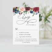 MEAL CHOICEブルゴーニュ海軍ユーカリバラ結婚ズ 出欠カード (スタンド正面)