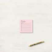 Meal Planner スティッキーノート ポストイット (デスク上)