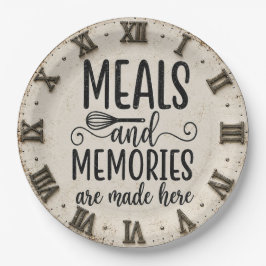 Meals and Memories Farmhouse Kitchen ペーパープレート