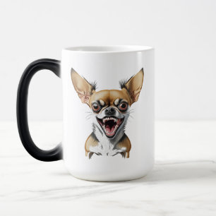 meanチワワ おもしろい犬 モーフィングマグカップ