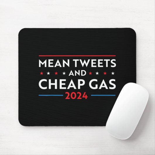 Meanツイートと安いガスおもしろい2024 Proトランプ マウスパッド (マウス)