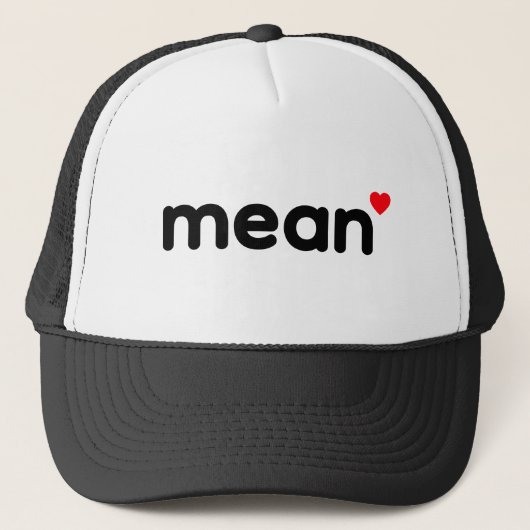 mean™ トラッカーズハット キャップ (正面)