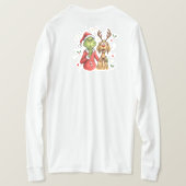 Mean Green Coffee, Funny Christmas Caffeine Vibes Tシャツ (デザイン裏面)