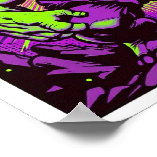 MEAN GREEN FIGHTIN' MACHINE-2 ポスター (角)