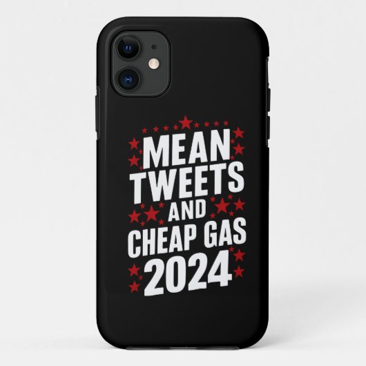 Mean Tweetsと安いガスドナルド・トランプ2024 Case-Mate iPhoneケース (裏面)