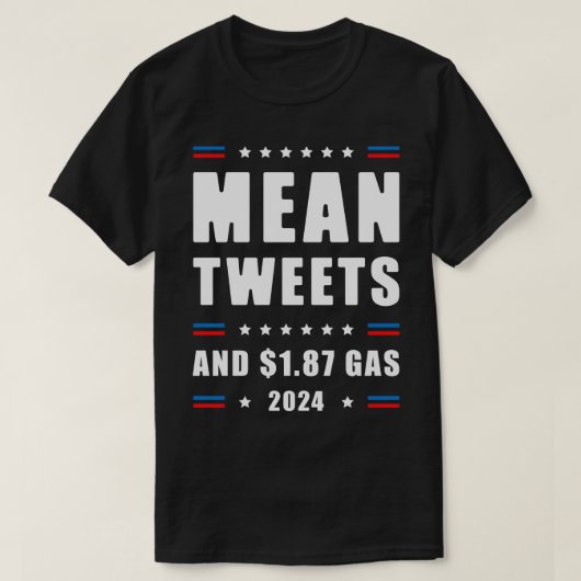 Mean Tweets 187ガス Tシャツ (デザイン正面)