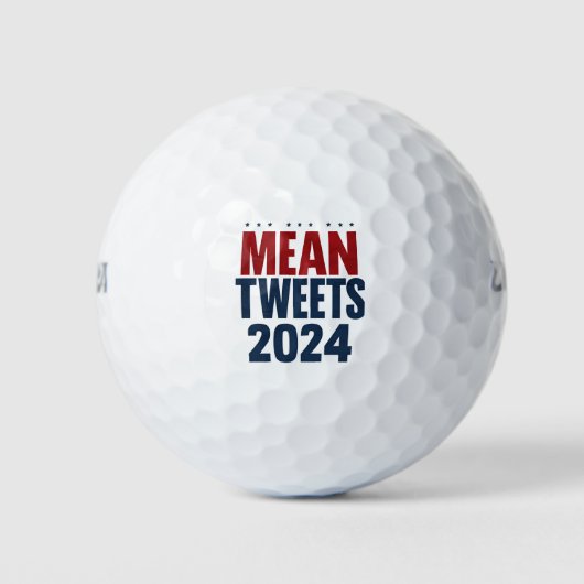 Mean Tweets 2024年の選挙おもしろいトランプ ゴルフボール (正面)