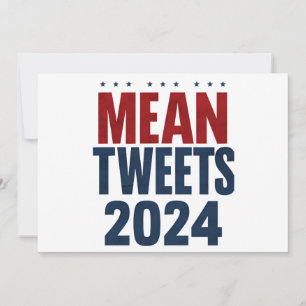 Mean Tweets 2024年の選挙おもしろいトランプ 招待状