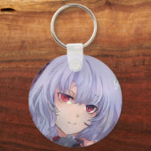 MEAN VIOLET HED GIRL RED EYESアニメマンガ キーホルダー (正面)