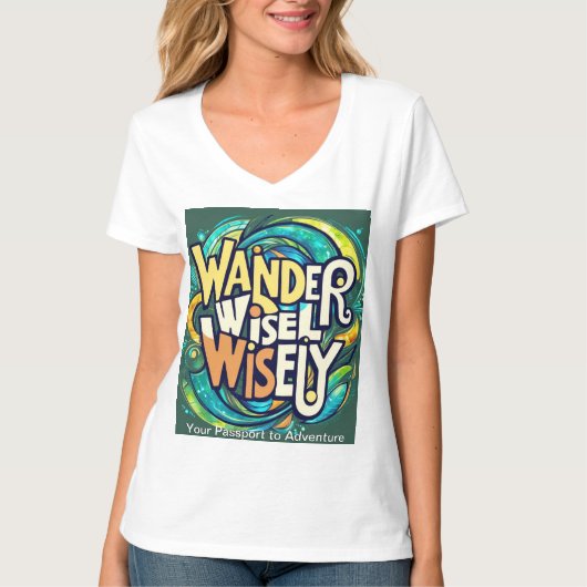 Meander Astually:冒険へのパスポート Tシャツ (正面)