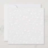 Meandering Florals Gentle Earthy Botanicals Card ノートカード (裏面)