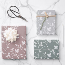 Meandering Florals Gentle Muted Botanicals