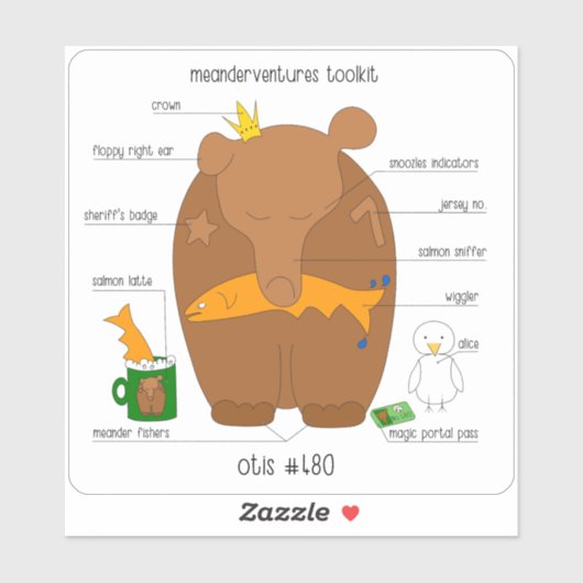 Meanderventures Toolkit No. 480オティス シール (シート)