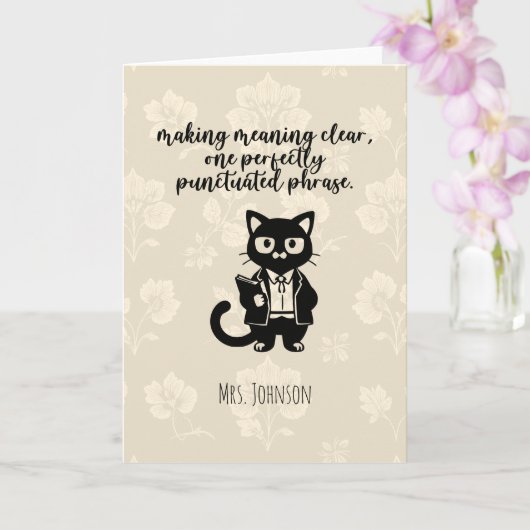 Meaning Clear Perfectly Punctuated Phrase Grammar カード (蘭)