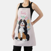 Meaningful Dog Gift: Custom Bernedoodle Name エプロン (インサイチュ)