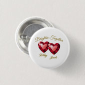 Meaningful Gift  – Elegant Love 缶バッジ (正面&裏面)