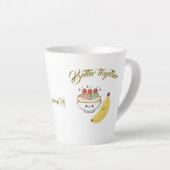  Meaningful Gift for Couples – Elegant Lov カフェラテマグ (右アングル)