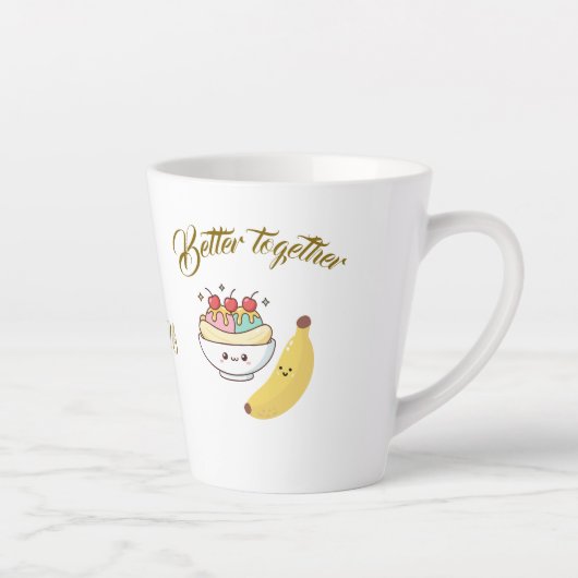  Meaningful Gift for Couples – Elegant Lov カフェラテマグ (右)