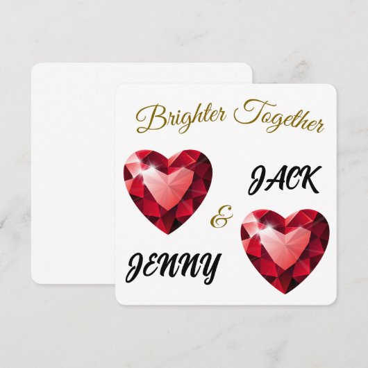 Meaningful Gift for her – Elegant Love (正面/裏面)