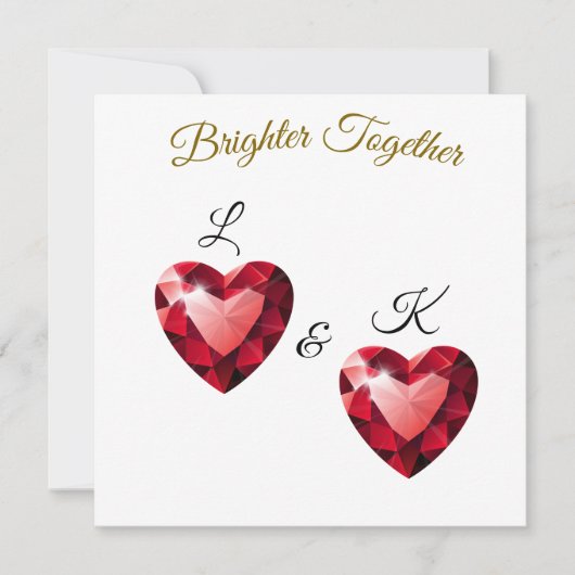 Meaningful Gift for her – Elegant Love セーブザデート (正面)