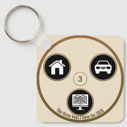 Meaningful Keys of Today & Tomorrow キーホルダー (正面)