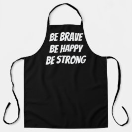 Meaningful Motivational Positive Quote エプロン