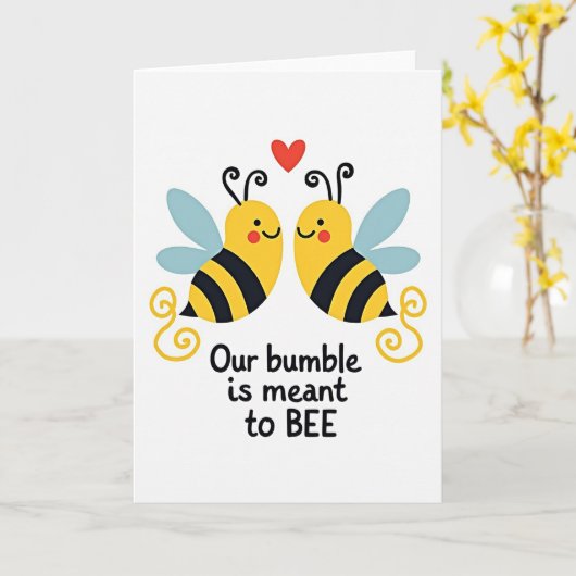 Meant To Bee Card カード (黄色い花)