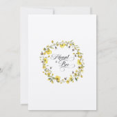 Meant to Bee Rustic Save the Date 招待状 (裏面)