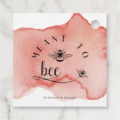 Meared to Bee,バラ金ゴールド水色の汚れ フェイバータグ (裏面)