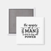 Measure Of A Man Is What He Does With Power Philos マグネット (正面/裏面)
