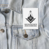 Measure Your Life by Wisdom | Inspirational Quote  缶バッジ (インサイチュ)