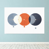 Measured Continuum キャンバスプリント (インサイチュ (ウッドフロア))