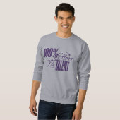 Measured Humour | Effort v Talent Light Sweatshirt スウェットシャツ (正面フル)