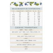 Measurements and Temps Cooking and Baking  Magnet マグネット (縦)