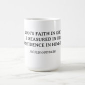 Measuring Your Faith コーヒーマグカップ (中央)