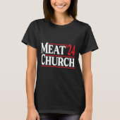 Meat Church 24 Bbq  Tシャツ (正面)