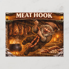 Meat Hook Icelandic Yule Lad ポストカード