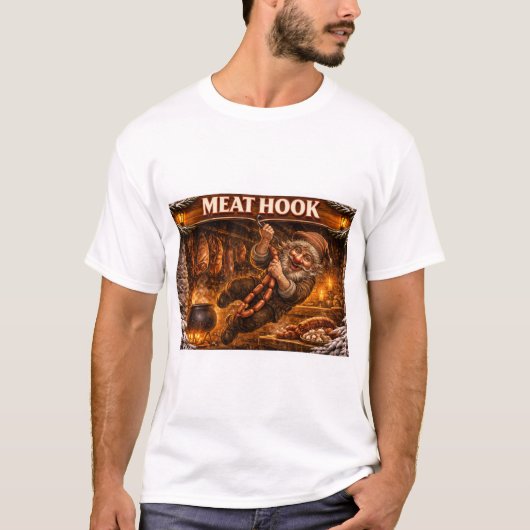 Meat Hook Icelandic Yule Lad Tシャツ (正面)