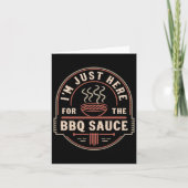 Meat Smoking Dad Quote For Funny Bbq Grill Meat Sm カード (正面)