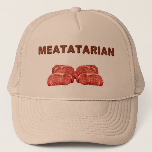 meatatarian帽子 キャップ (正面)