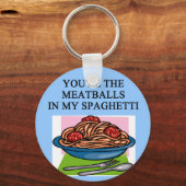 MEATBALLSとspahgetti愛好家 キーホルダー (正面)