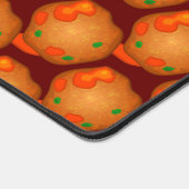 Meatballs – 自おもしろい身のスローガンと名前を持つマンフード デスクマット (コーナー)