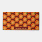 Meatballs – 自おもしろい身のスローガンと名前を持つマンフード デスクマット (正面)