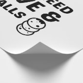 MEATBALLS AND LOVE ラッピングペーパー (角)