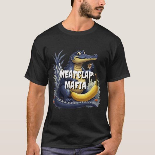Meatclap+Mafia+アリゲーターTシャツ Tシャツ (正面)