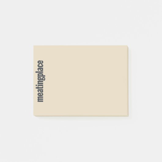 Meatingplaceのロゴのポスト・イット ポストイット (正面)