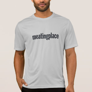 Meatingplaceのロゴの技術的なワイシャツ Tシャツ